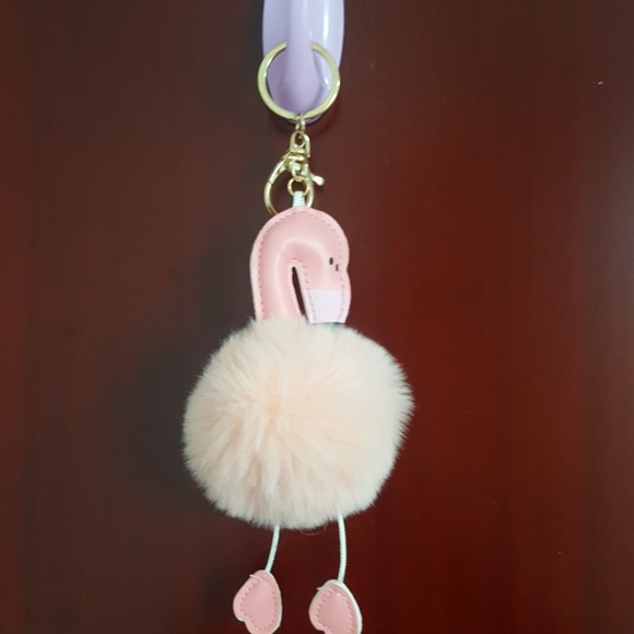 Accessories Nwot Pink Flamingo Keychain Poshmark